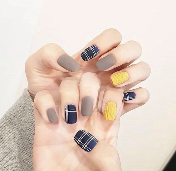 Nail sơn màu pastel Hàn Quốc 6